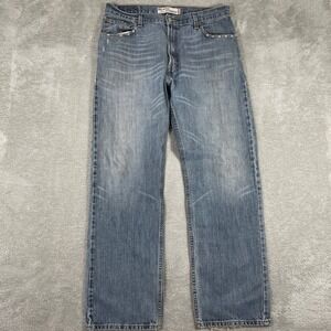 Levi's 559 Relaxed Straight Jeans Mens‎ 36x34 Blue Denim Baggy Y2K Skater
